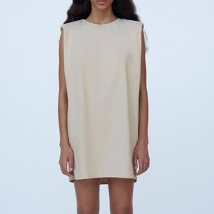 Zara dress with shoulder pads